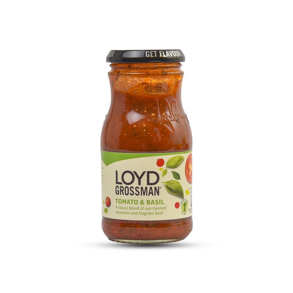 LOYD GROSSMAN TOMATO BASIL SAUCE 350G WHIM